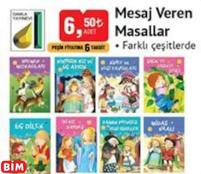 DAMLA YAYINEVİ MESAJ VEREN  MASALLAR